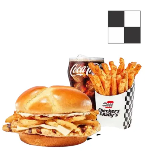 Checkers and Rally’s Menu With Prices: 2026 Updated 35 Garlic Swiss Clucker (Grilled) Combo
