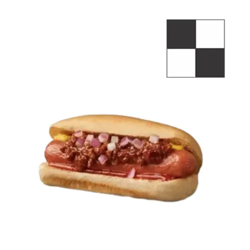 Checkers Menu with Prices 37 Chili Hot Dog-Checker Menu