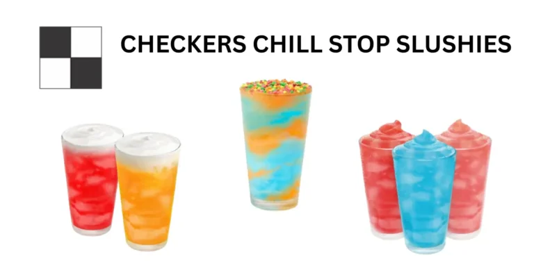 Creamy Slushies in Checkers Chill Stop Menu