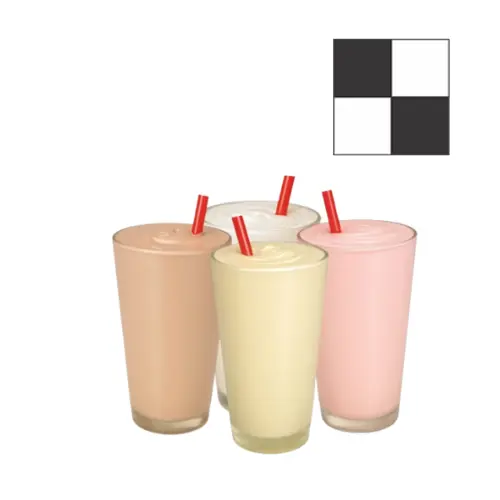 Checkers Sweet Sides 2 Classic Milk Shakes- Checkers Sweet Sides