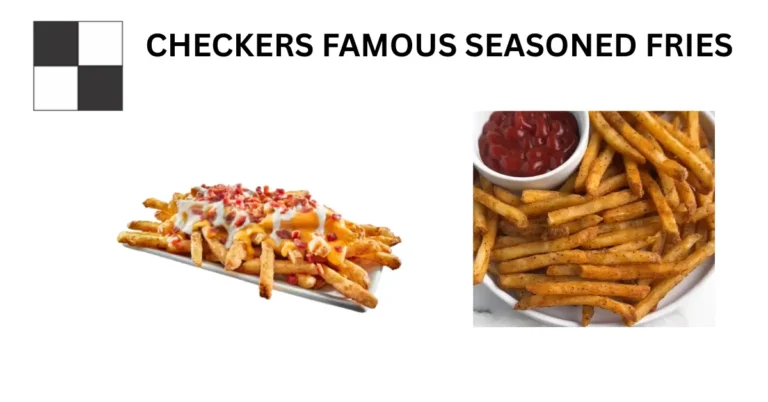Complete Menu of Checkers Fries and Sides with Prices