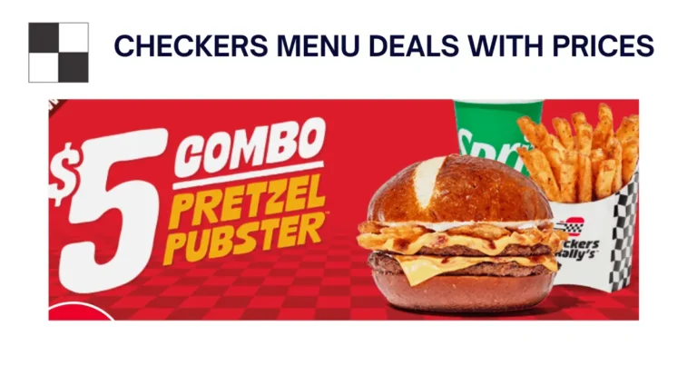 Checkers Menu Deals- Latest Prices