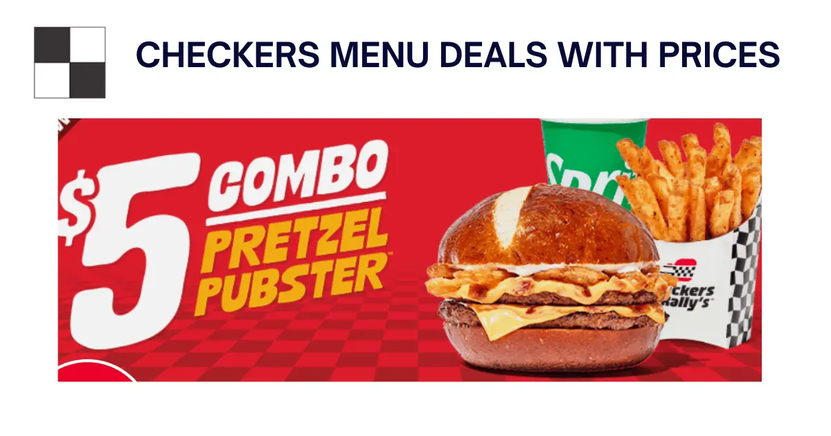 Checkers Menu Deals- Latest Prices